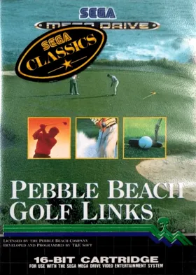 New 3D Golf Simulation - Pebble Beach no Hatou (Japan) box cover front